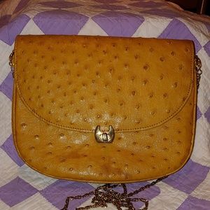 Borse Line ostrich purse